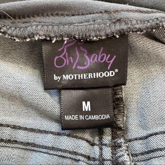 OH Baby by Motherhood Gray Maternity Skinny Jeans Size Medium - Picture 5 of 5